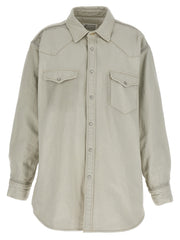 Women's White Cotton Denim Jacket Clothing