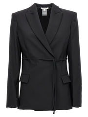 Women's Black Virgin Wool Blazer Clothing