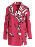 Women's Fuchsia Cotton Blazer Clothing