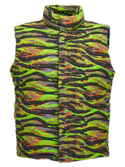 Men's Multicolor Cotton Sleeveless Jacket Clothing