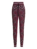Women's Purple Cotton Joggers (workout Pants)