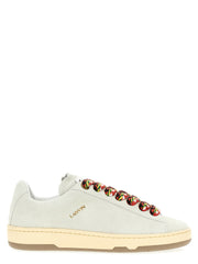 Men's White Calfskin Sneakers