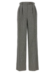 Women's Bicolor Elastane Casual Pants