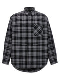 Men's Gray Cotton Shell Jacket Clothing