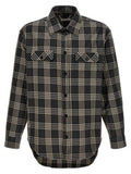 Men's Gray Cotton Blouse