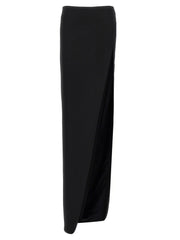 Women's Black Lamb Leather Mini Skirt
