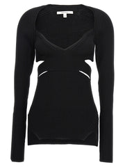 Women's Black Viscose Cardigan Clothing