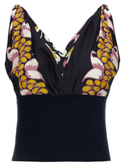 Women's Black Silk Tank Tops
