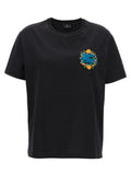 Women's Black Cotton T-Shirt