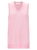 Women's Multicolor Wool Sleeveless Jacket Clothing