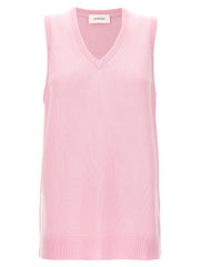Women's Multicolor Wool Sleeveless Jacket Clothing