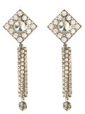 Women's Silver Plastic Earrings