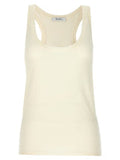 Women's White Cashmere Tank Tops