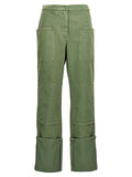 Women's Bicolor Cotton Casual Pants