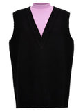 Men's Multicolor Wool Sleeveles Sweater Clothing