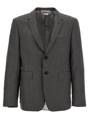 Men's Gray Wool Blazer Clothing