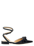 Women's Blue Calfskin Ballet Flats