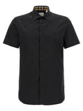 Men's Black Cotton Blouse
