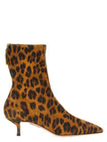 Women's Multicolor Suede Leather Ankle Boots