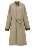 Men's Beige Cotton Coat Clothing