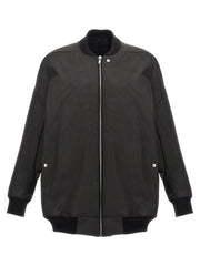 Men's Black Cotton Bomber Clothing
