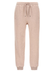 Men's Beige Wool Joggers (workout Pants)