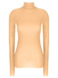 Women's Multicolor Silk Turtleneck Clothing