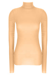 Women's Multicolor Silk Turtleneck Clothing