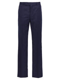 Men's Blue Wool Dress Pants