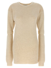 Women's White Acetate Short Dress