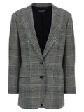 Women's Bicolor Wool Blazer Clothing