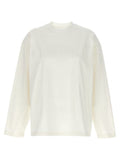 Women's White Cotton Long Sleeve T-Shirt