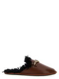 Women's Brown Polyethylene Mules