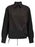 Women's Black Wool Blouse