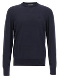 Men's Blue Silk Cardigan Clothing