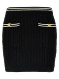 Women's Bicolor Cotton Long Skirt