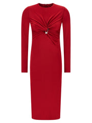 Women's Multicolor Viscose Midi Dress