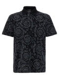 Men's Gray Cotton Polo Shirt