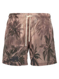 Men's Multicolor Polyester Swim Shorts