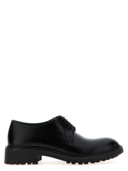 Men's Black Lamb Leather Oxfords And Derbies Shoe