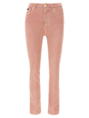 Women's Multicolor Cotton High-Waisted Jean Clothing