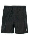 Men's Black Polyamide Swim Shorts