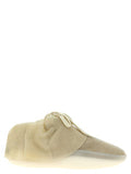 Men's Beige Leather Sneakers
