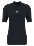 Women's Black Polyester T-Shirt