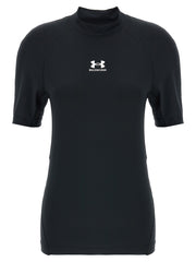 Women's Black Polyester T-Shirt
