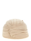 Women's Beige Virgin Wool Hat