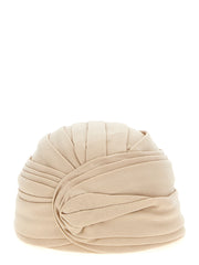 Women's Beige Virgin Wool Hat
