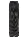Women's Bicolor Viscose Casual Pants