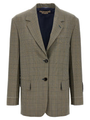 Women's Multicolor Polyester Blazer Clothing