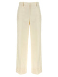 Women's White Wool Dress Pants